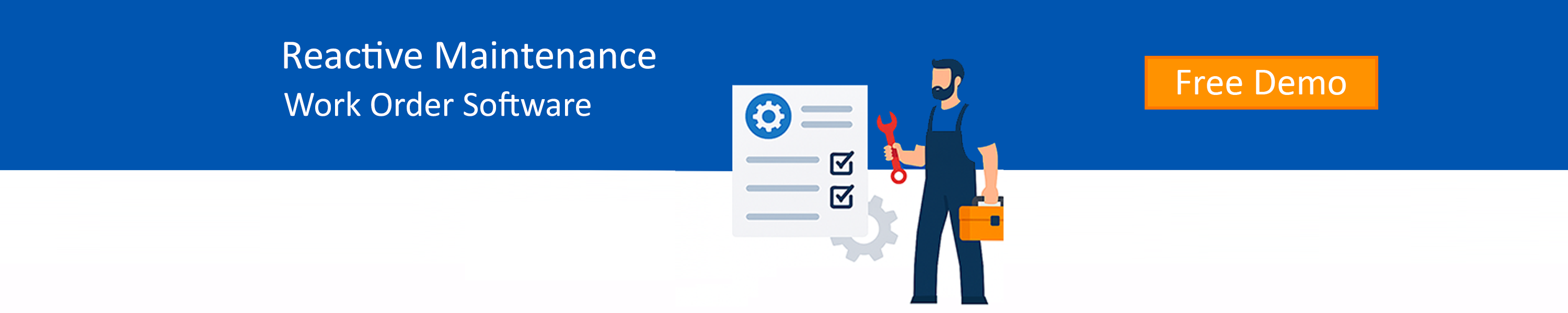 reactive maintenance and helpdes management CAFM and CMMS free software demonstration